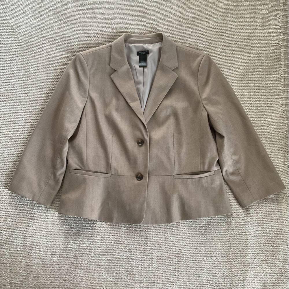 Ann Taylor Factory Taupe Blazer